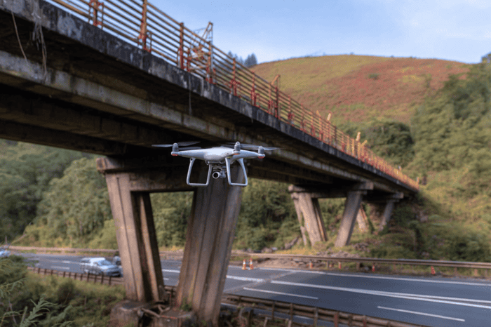 What drone inspections reveal on structures and bridges