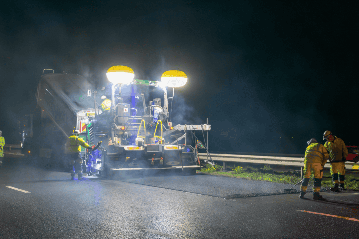 National Highways cutting carbon footprint with South West resurfacing scheme