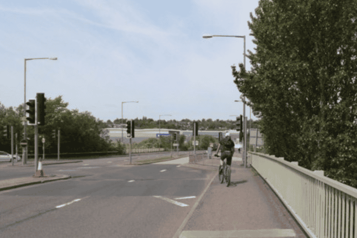 New cycle path to be created as part of major A5006 Campbell Road bridge works