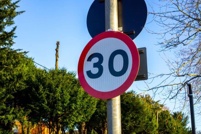 30mph speed limits