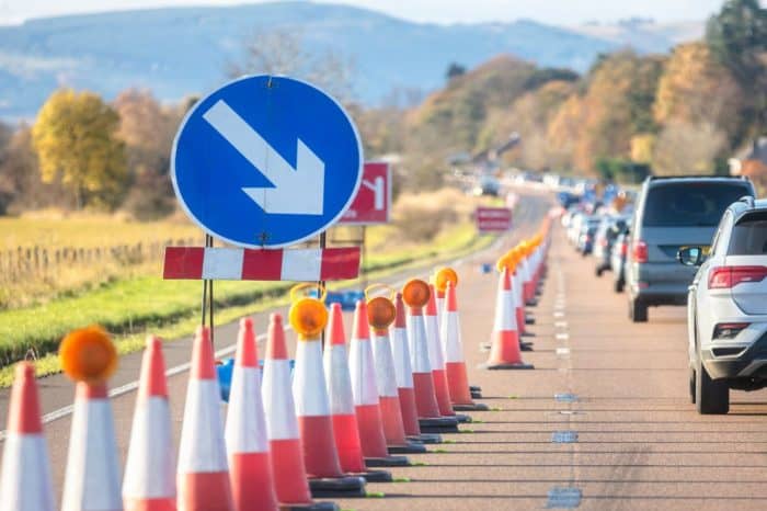 A tanker detached from an HGV on the A43 in Northamptonshire, closing the southbound carriageway between the M1 and A5. Traffic officers arrived to manage the scene while clean-up resources travelled. The closure began not with repairs, but with making the road safe to work on.