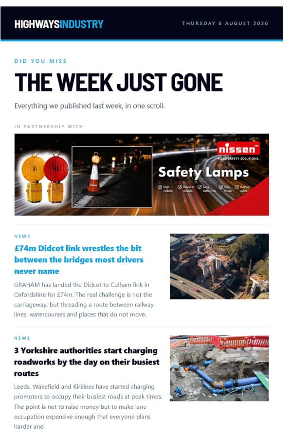 The HighwaysIndustry Newsletter Monday edition: Did You Miss