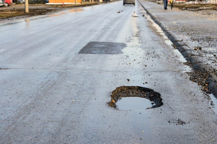 A pothole machine trial in Suffolk has revived an old highways question